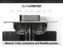 Tablet Screenshot of monoprinter.com